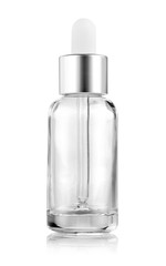 Wall Mural - clear glass serum bottle for cosmetic products design mock-up