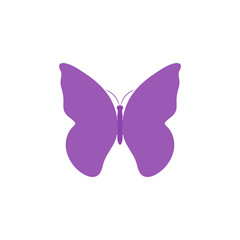 Wall Mural - butterfly. butterfly vector icon. butterfly isolated in flat design