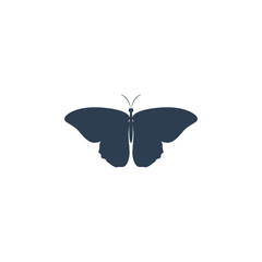 Wall Mural - butterfly. butterfly vector icon. butterfly isolated in flat design