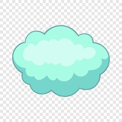 Wall Mural - Big cloud icon. Cartoon illustration of big cloud vector icon for web design
