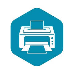 Wall Mural - Printer icon. Simple illustration of printer vector icon for web