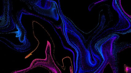 Canvas Print - particle fx1044: microscopic particles twist and swirl.