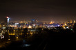 Gdańsk widok panorama noc stare miasto starówka góra gradowa