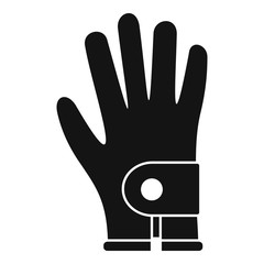 Sticker - Golf glove icon. Simple illustration of golf glove vector icon for web design isolated on white background