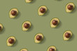 Avocado green minimal pattern