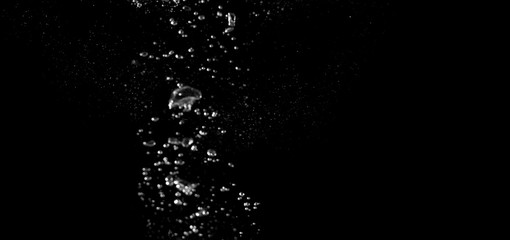  Blurry images of drinking water liquid bubbles or carbonate drink or oil shape or soda splashing and floating drop in black background for represent sparkling refreshment and refreshing
