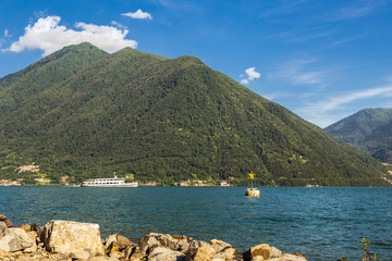 Wall Mural - Lake Como in Lombardy, Italy