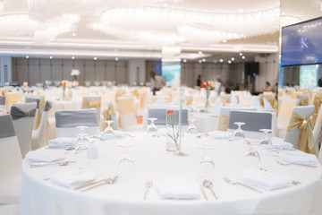 gala dinner table