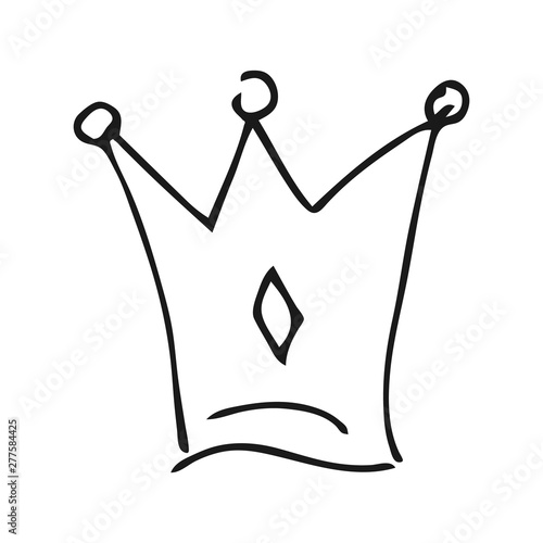picture Simple Graffiti Queen Crown Drawing simple graffiti sketch queen or king