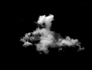 Wall Mural - white cloud object for nature design summer background
