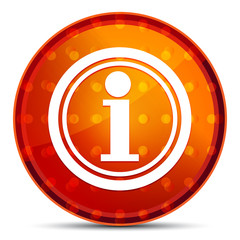 Info icon Nightly Orange Round Button