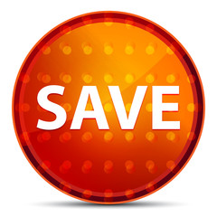 Canvas Print - Save Nightly Orange Round Button