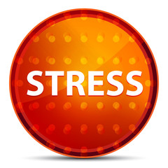 Canvas Print - Stress Nightly Orange Round Button