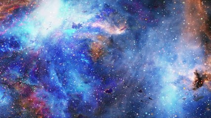 Wall Mural - 4k space panorama galaxy