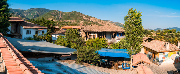 Poster - Birgi with Traditional Houses and Streets