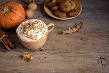 Wall Mural - Pumpkin Spice Latte