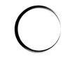 Grunge black marking element.Grunge oval paint element.Grunge isolated circle.