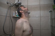 Young Man in the Shower
