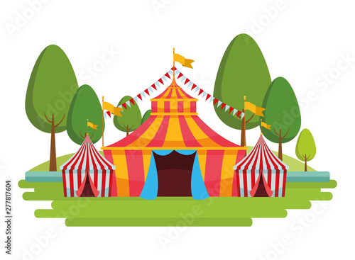 big circus in the park