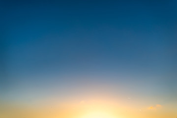 Wall Mural - Minimalistic sunset photo