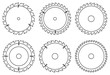 © Phu - Circular saw blade for cutting wood. Flat icon. Thin line vector