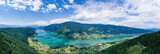 Fototapeta Na ścianę - Ossiacher See in Kärnten. Scenic summertime panorama of Lake Ossiach.