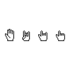 Wall Mural - mouse cursor symbol - arrow click pointer illustration isolated