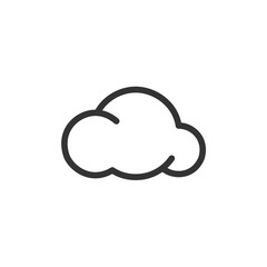 Fototapete - Weather icon template color editable. Weather symbol vector sign isolated on white background. Simple logo vector illustration for graphic and web design.