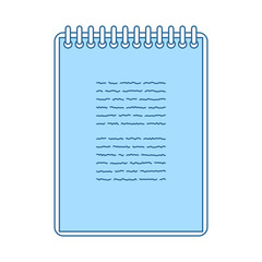 Sticker - Binder Notebook Icon