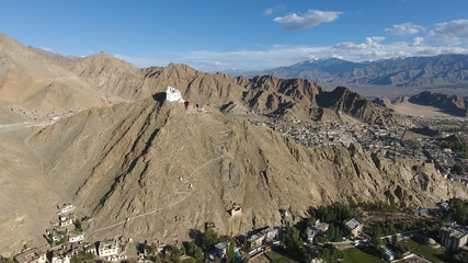 Wall Mural - Leh, a high-desert city in the Himalayas, is the capital of the Leh region in northern India’s Jammu and Kashmir state.
