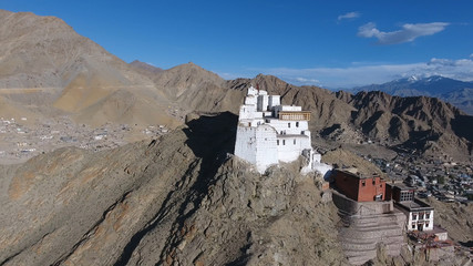 Wall Mural - Leh, a high-desert city in the Himalayas, is the capital of the Leh region in northern India’s Jammu and Kashmir state.