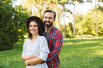 Poster - Beautiful lovely couple in love spending time