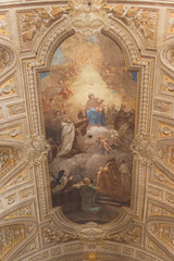 Wall Mural - Ceiling of Santa Maria in Traspontina church, Rome, Lazio, Italy.