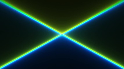 Wall Mural - neon slash lights motion graphics for logo animation new quality retro vintage style colorful cool nice beautiful 4k 60p stock video footage