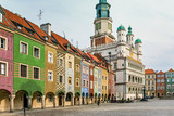Fototapeta  - Historic town hall architecture in Poznan