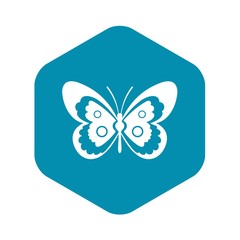 Wall Mural - Butterfly icon. Simple illustration of butterfly vector icon for web