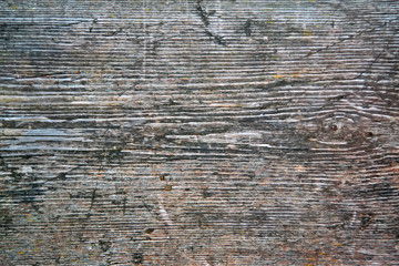 Texture of old wooden board. Old grunge wooden background. The surface of the old grey texture, top view.