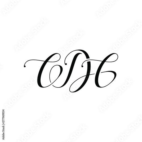 C D C Letter Logo Design Buy This Stock Vector And Explore