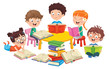 © yusufdemirci - Vector Illustration Of Children Education