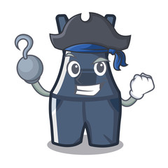 Sticker - Pirate overalls isolated with in the mascot