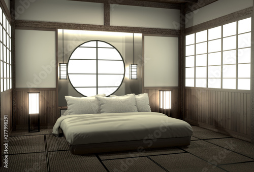Bedroom Modern Zen Interior Design With Decoration Japanese