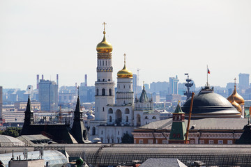 Panorama of Moscow Kremlin, Russia