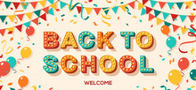 Back To School Card Typography