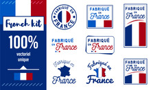 Logo / Label / Sticker / Fabriqué En France