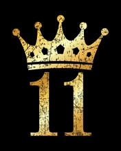 Crown Number 11 (Vintage Gold)