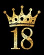 Crown Number 18 (Ancient Gold)
