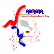 © maksum - Armenia Independence Day Flat Patriotic Card. Happy National Day Armenia Vector Patriotic card. vector