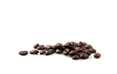 Coffee Beans Isolated On White