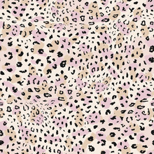Leopard Print Pattern. Vector Seamless Background. Animal Skin Texture Of Jaguar, Leopard, Cheetah, Panther, Puma. Jungle Wildlife Theme. Pattern With Spots. Repeat Design For Decor, Textile, Fabric