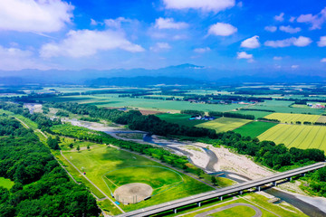 中札内村の空撮